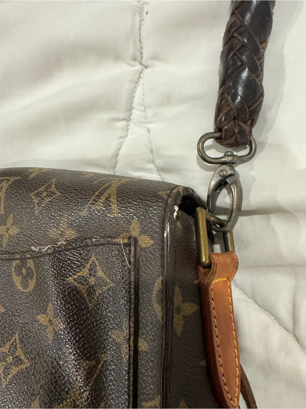 Louis Vuitton Brown Monogram Fringe Crossbody
